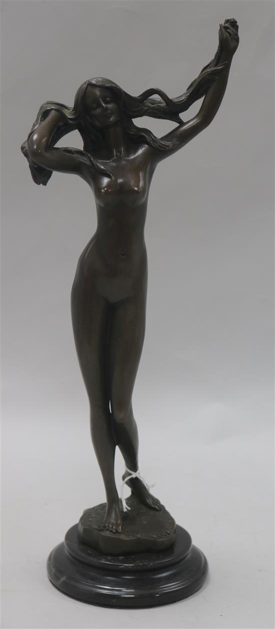 A bronze figure, Jean Patou
